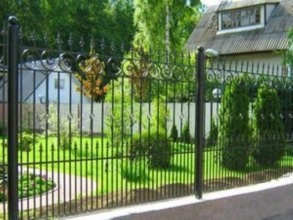 Кованые заборы на ленточном фундаменте 80 метров фото в Старой Купавне